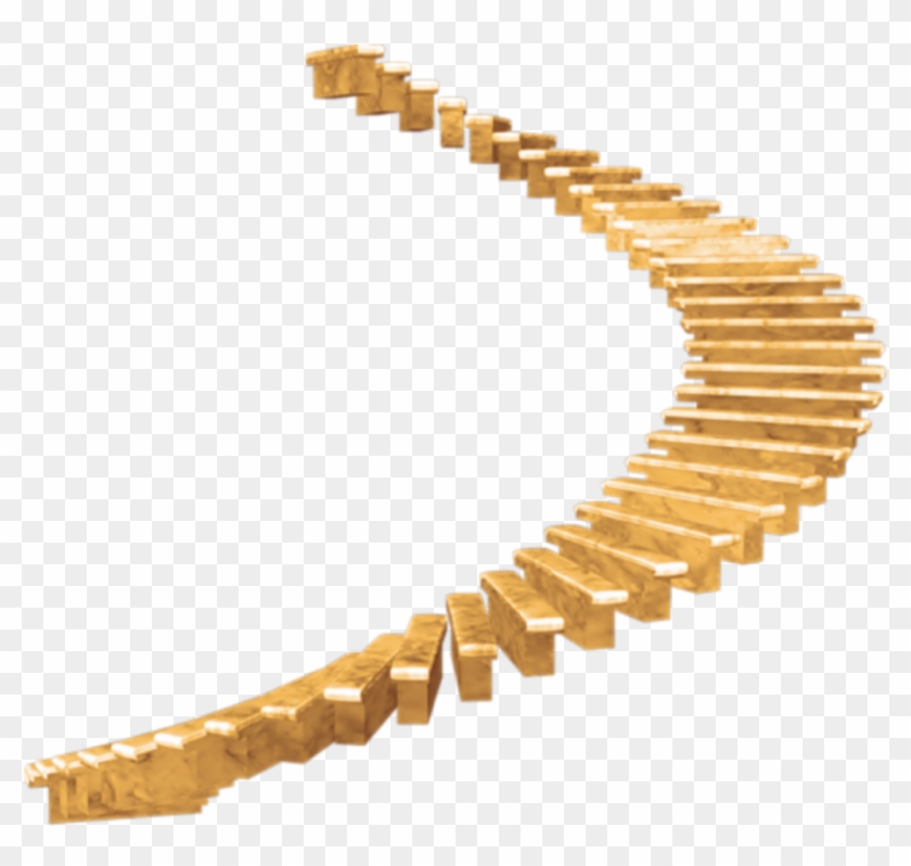 Ftestickers Stairs Staircase Spiral Wooden Freetoedit - Stair To Heaven Png Clipart