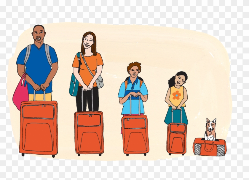 Packing Bags Clipart Body - Illustration - Png Download #3872021