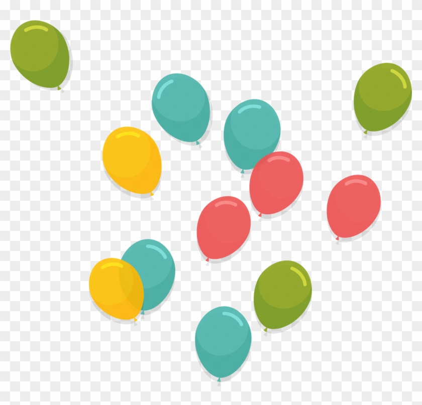 Cartoon Colored Balloons Transprent Png Free Download - Circle Clipart