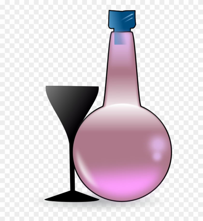 Bottle Of Absinth - Glass Bottle Clipart