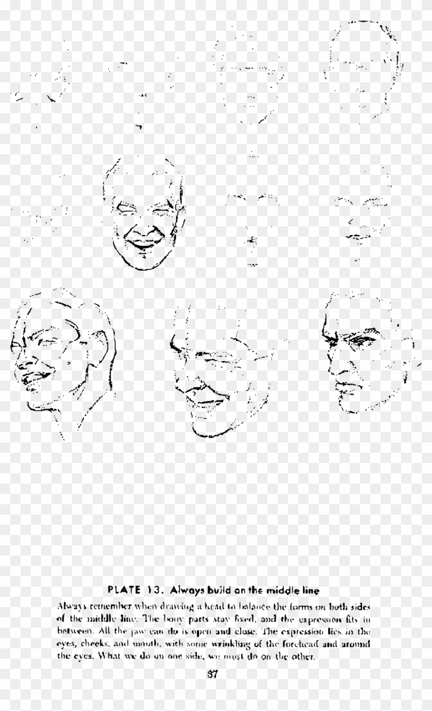 This Free Icons Png Design Of Andrew Loomis Drawing - Line Art Clipart #3872709