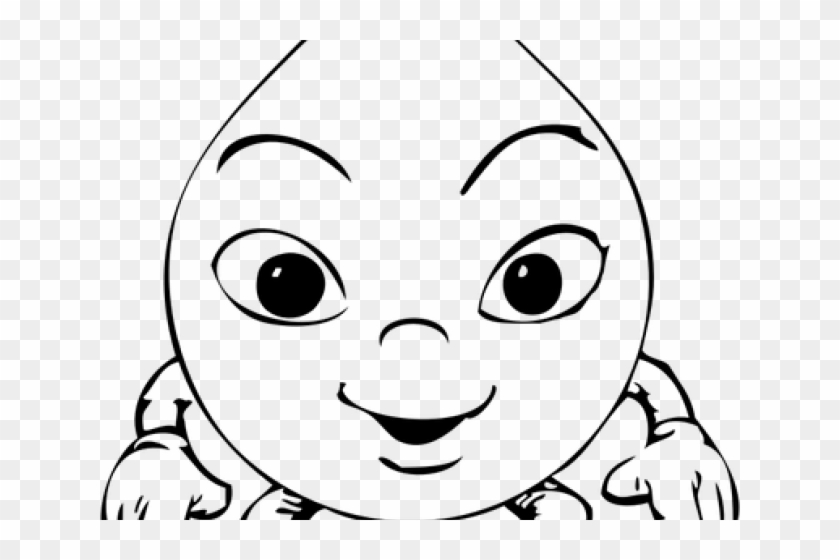 Drawn Waterdrop Outline Water - Water Drop Clipart Png Black And White Transparent Png