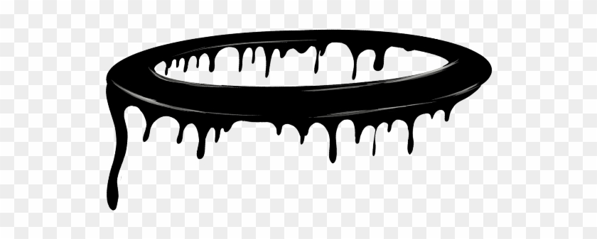 ##grimeart #angel #curcle #grime #blackgrime #outline - Trampoline Clipart