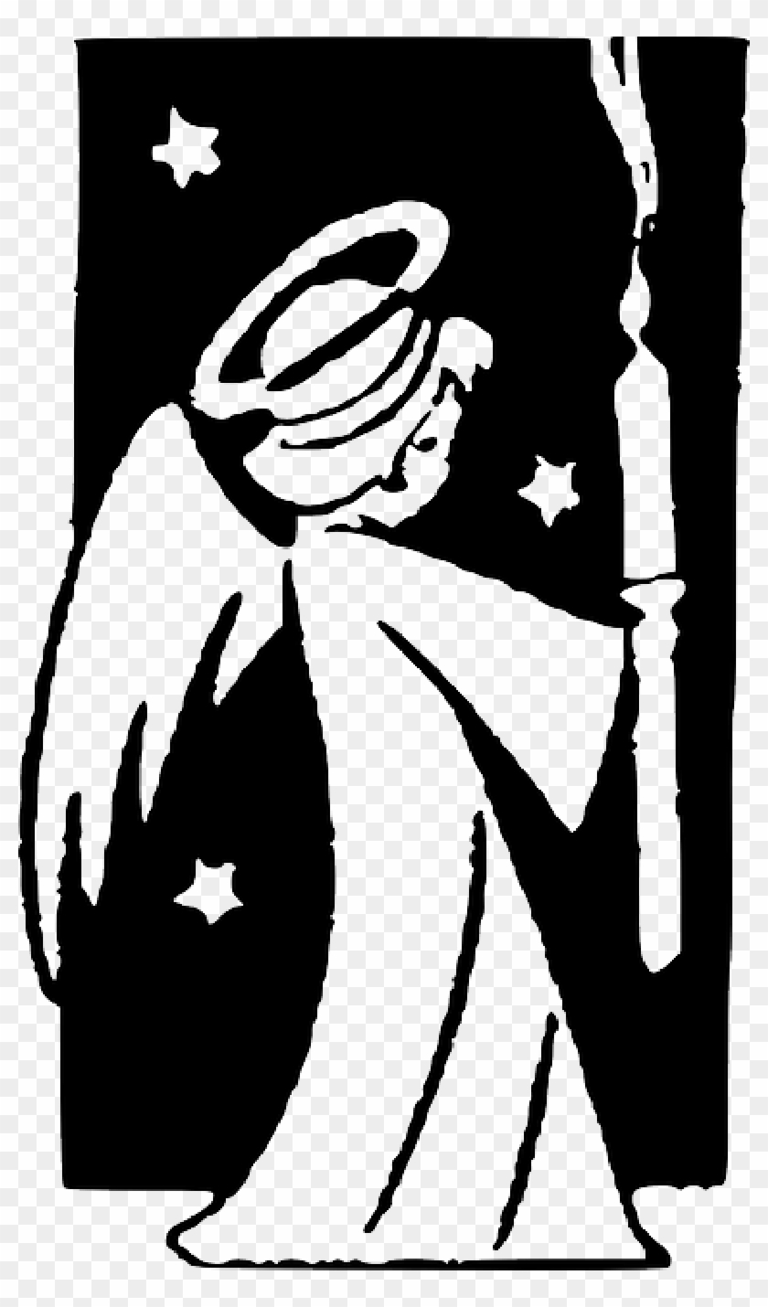 Angel With Candle Clipart #3873158
