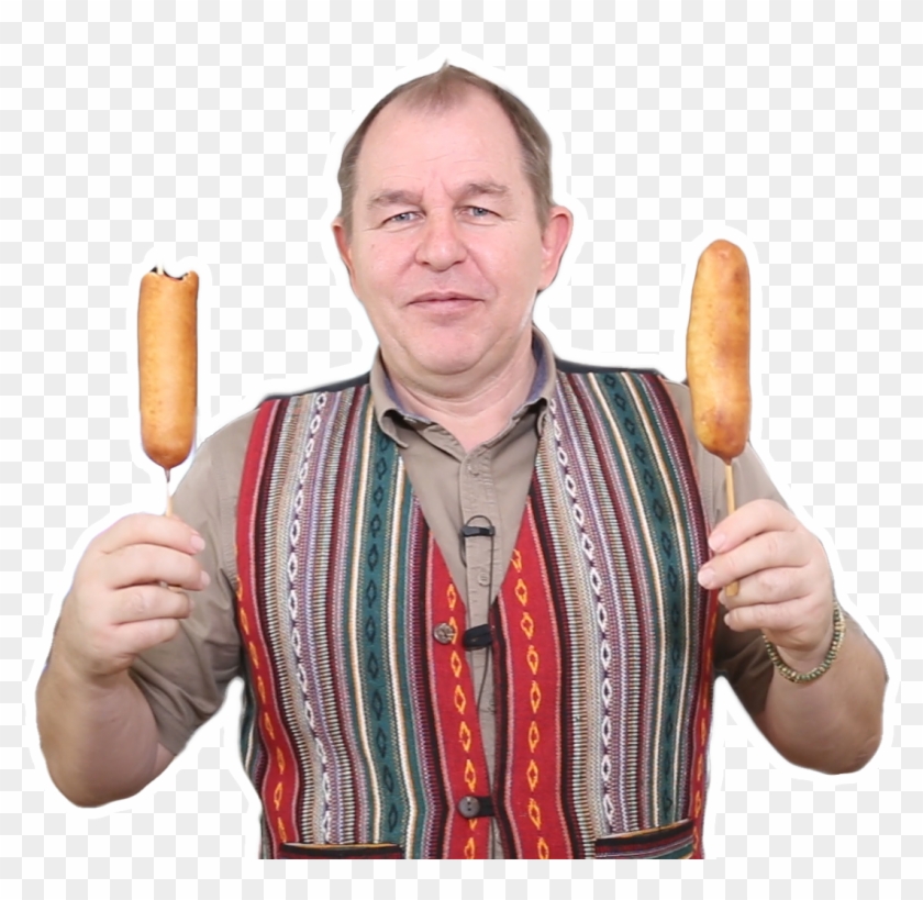 Corn Dog Outline - Cervelat Clipart