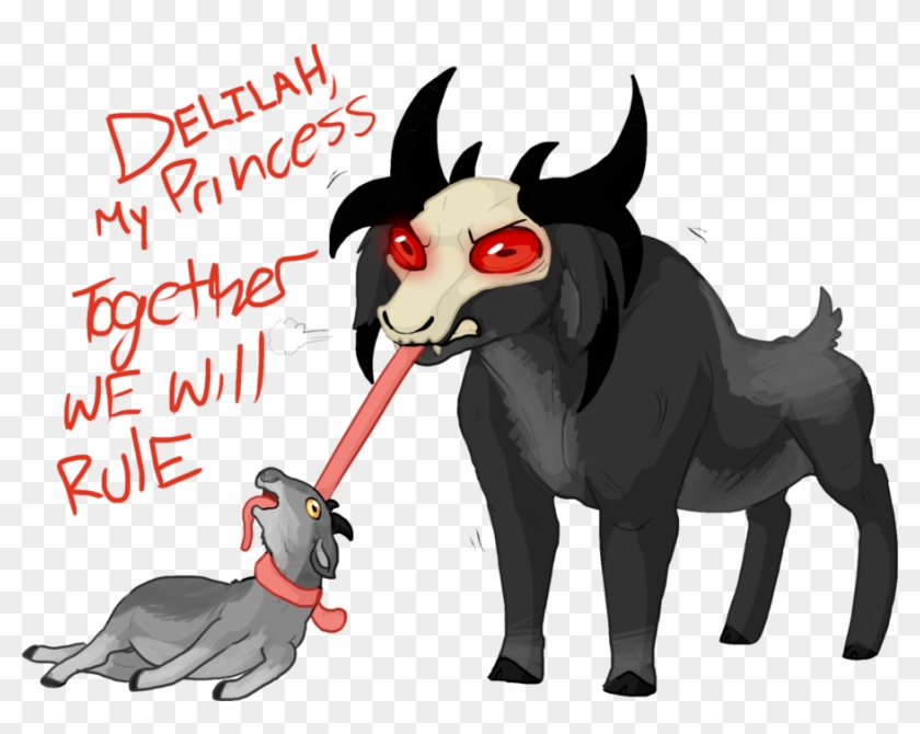 Clipart Goat Cute Anime - Goat Simulator Drawing - Png Download