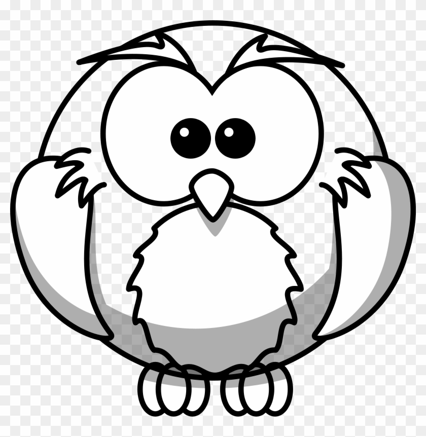 Owl Outline Drawing - Drawing Of Owl Outline Clipart #3873636