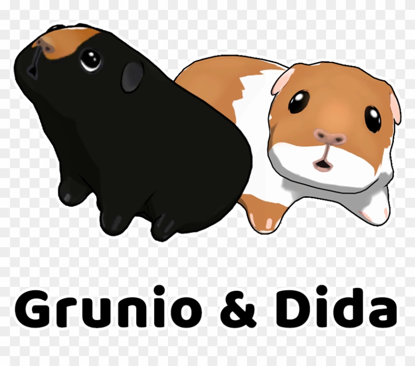 Grunio And Dida, Celebrity Mascots Of Gaming Site Arhn Clipart