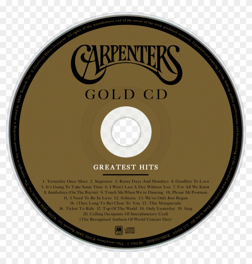 Gold Greatest Hits 56f3a7ccb35e7 - Carpenters Gold Greatest Hits Clipart #3874364