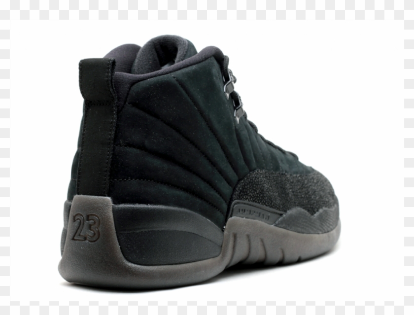 Air Jordan 12 Ovo Black - Ovo Jordans 12 Black Clipart #3874710