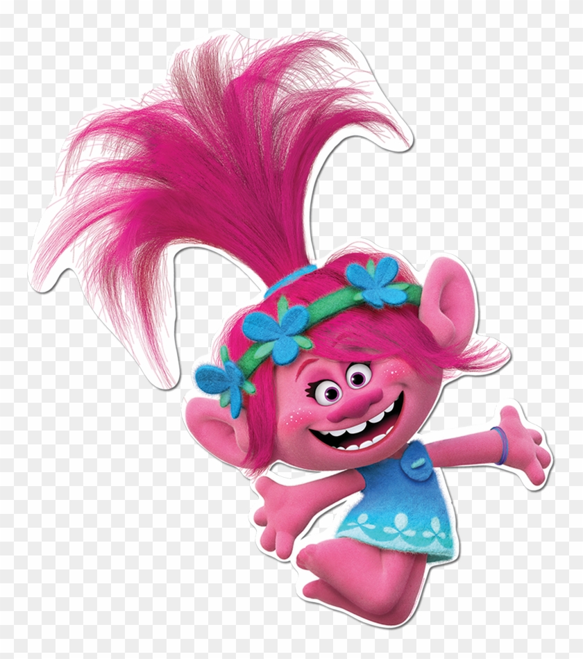 Trolls , Adorno Movil De Cartón C/1 Pza - Poppy Trolls Png Clipart