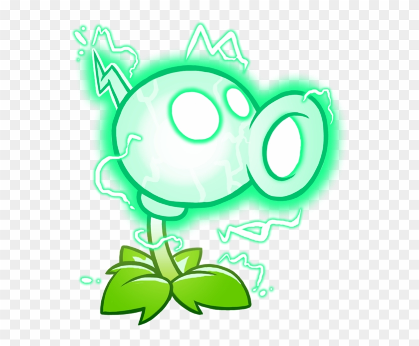 Electric Peashooter Bolts Into Pvz2 - Pvz 2 Electric Peashooter Clipart #3874813