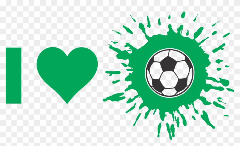 Soccer Heart Png Clipart #3875016