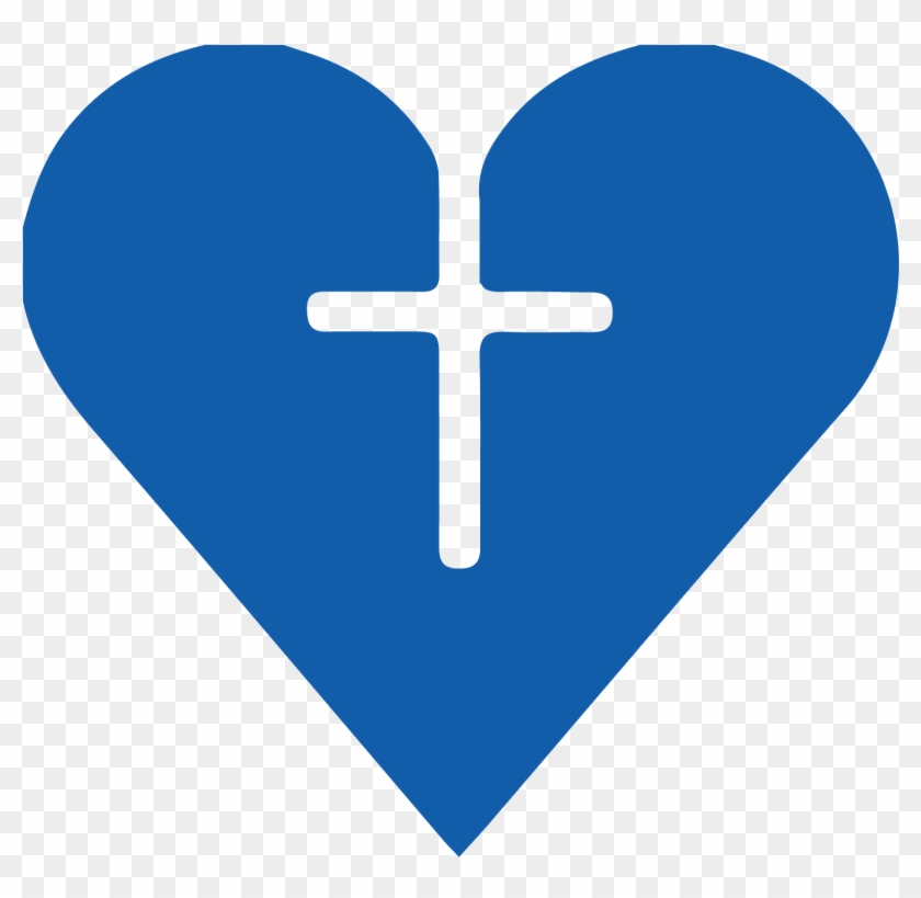 Sacred Heart - Blue Location Symbol Png Clipart