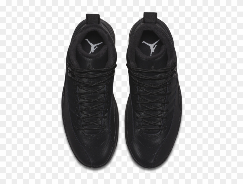 Air Jordan 12 Winterized Black - Jordan 12 Winterized Black Clipart #3875589