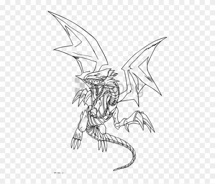 Free Png Yugioh Blue Eyes White Dragon Drawing Png - Blue Eyes White Dragon Yu Gi Oh Coloring Pages Clipart