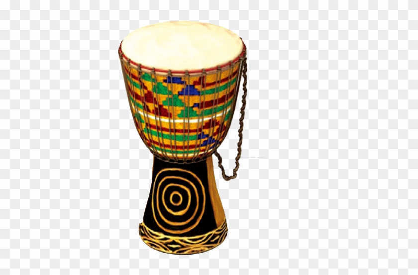 African Kente Drum - Music Clipart