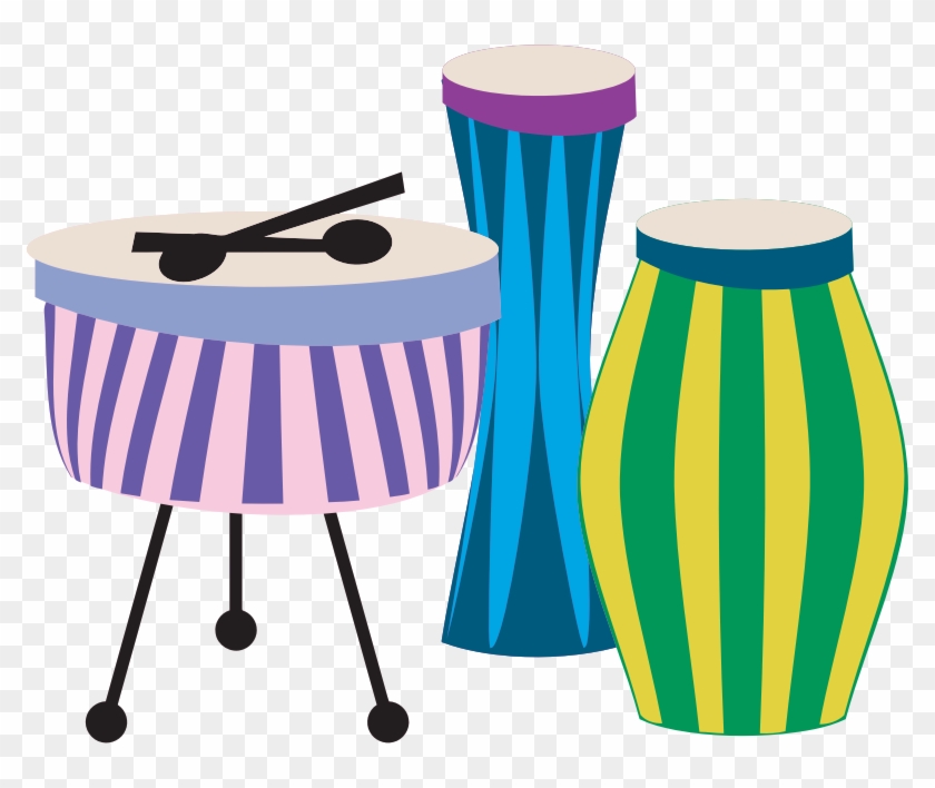 Png Black And White Library Africa Clipart Drummer - Transparent Musical Instruments Clipart #3875947