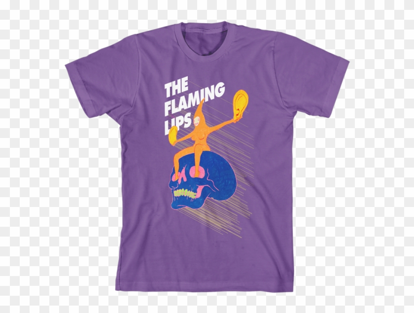 The Flaming Lips Skull Rider T-shirt - Mickey Silhouette T Shirt Clipart #3876515