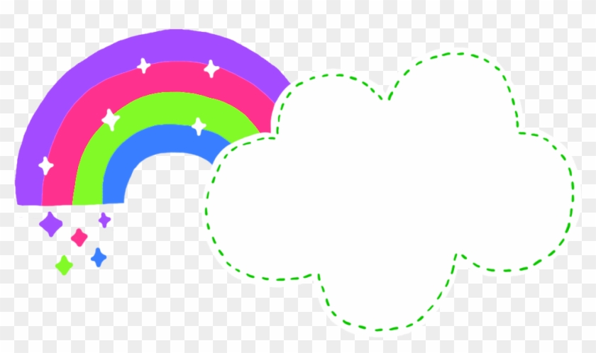#rainbow #cloud #rainbowcloud #cute #freetoedit - Graphic Design Clipart