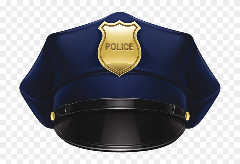 Police Officer Badge Clip Art - Clipart Police Officer Hat - Png Download #3877476