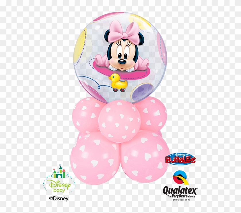 Baby Minnie Super Base - Baby Minnie Mouse Ballonnen Clipart