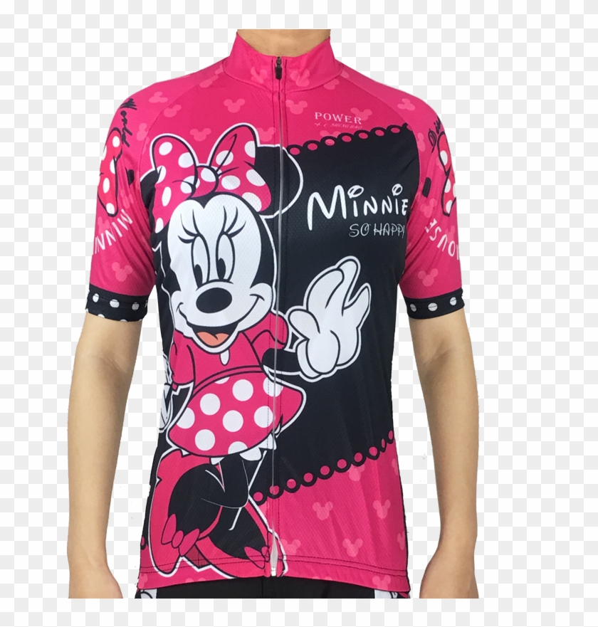 Minnie Mouse Women's Cycling Jerseys - Minnie Mouse Cycling Clothes Clipart #3878130