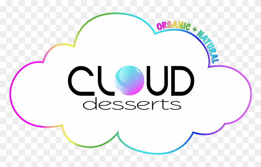 Rainbow Clouddesserts Logo - Graphic Design Clipart