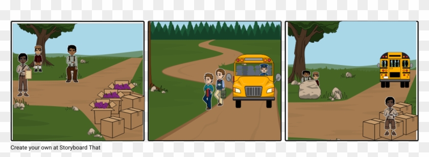 Cajas De Carton - Cartoon Clipart