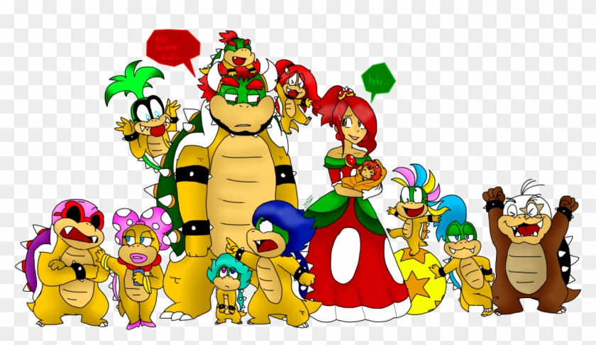 Ask The Koopa Family - Cartoon Clipart