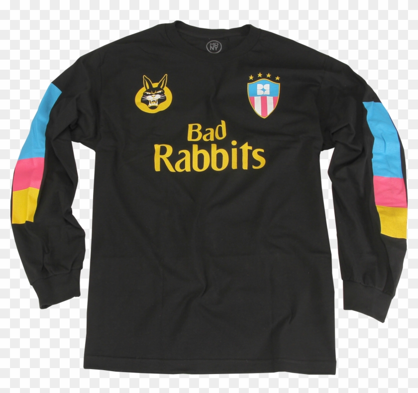 Mimi Soccer Jersey Black Long Sleeve $30 - Long-sleeved T-shirt Clipart