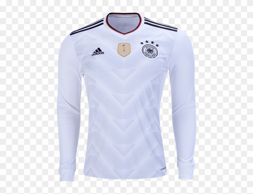 Germany 2017 Ls Home Jersey - Camisetas De Futbol De Manga Larga Clipart #3878964