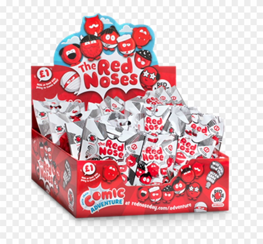 Red Nose Day, Bake Sale, Fundraising Ideas - Red Nose Day Nose In A Box Clipart