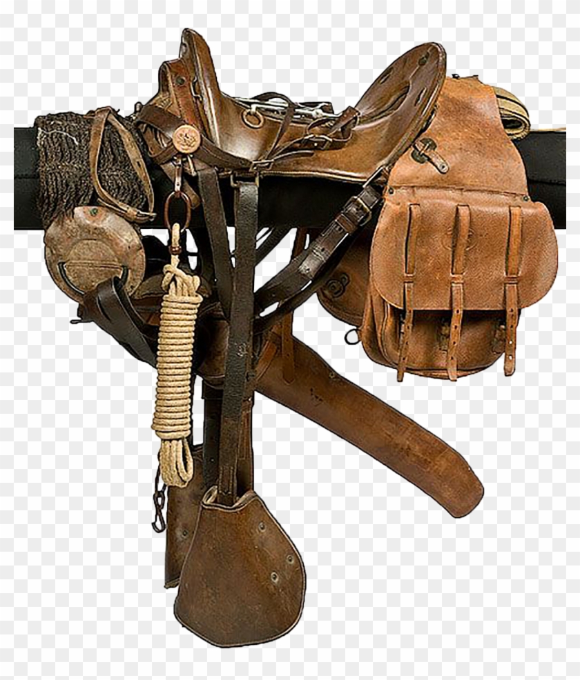 Cut Out Of A Mcclellan Cavalry Saddle Clipart