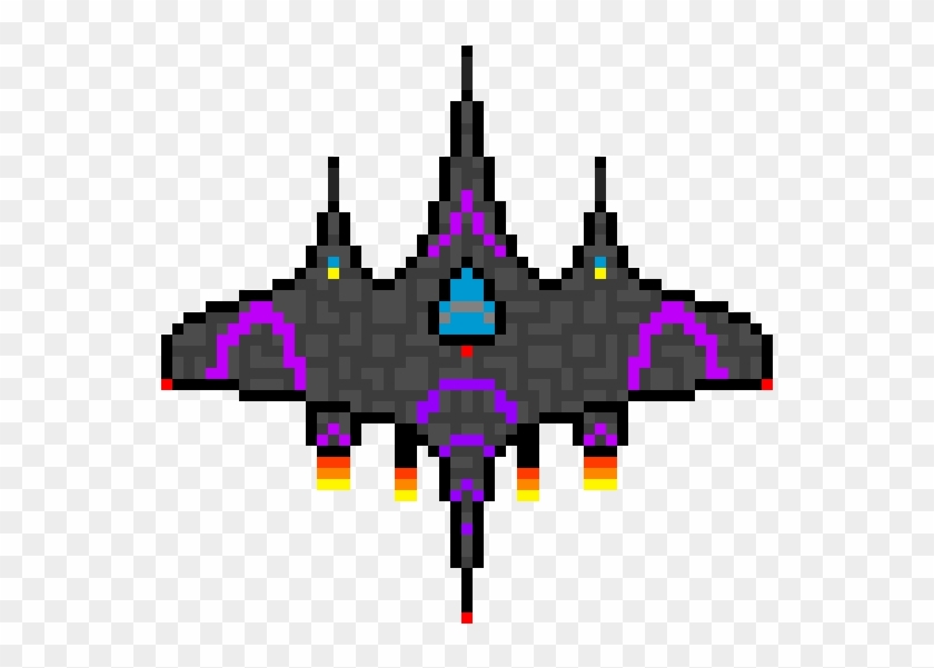 Spaceship - Starfish Pixel Art Clipart #3880069