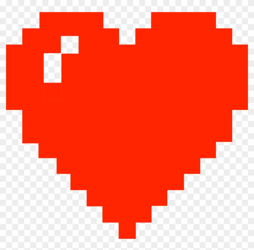 8 Bit Heart Gif Clipart #3880304