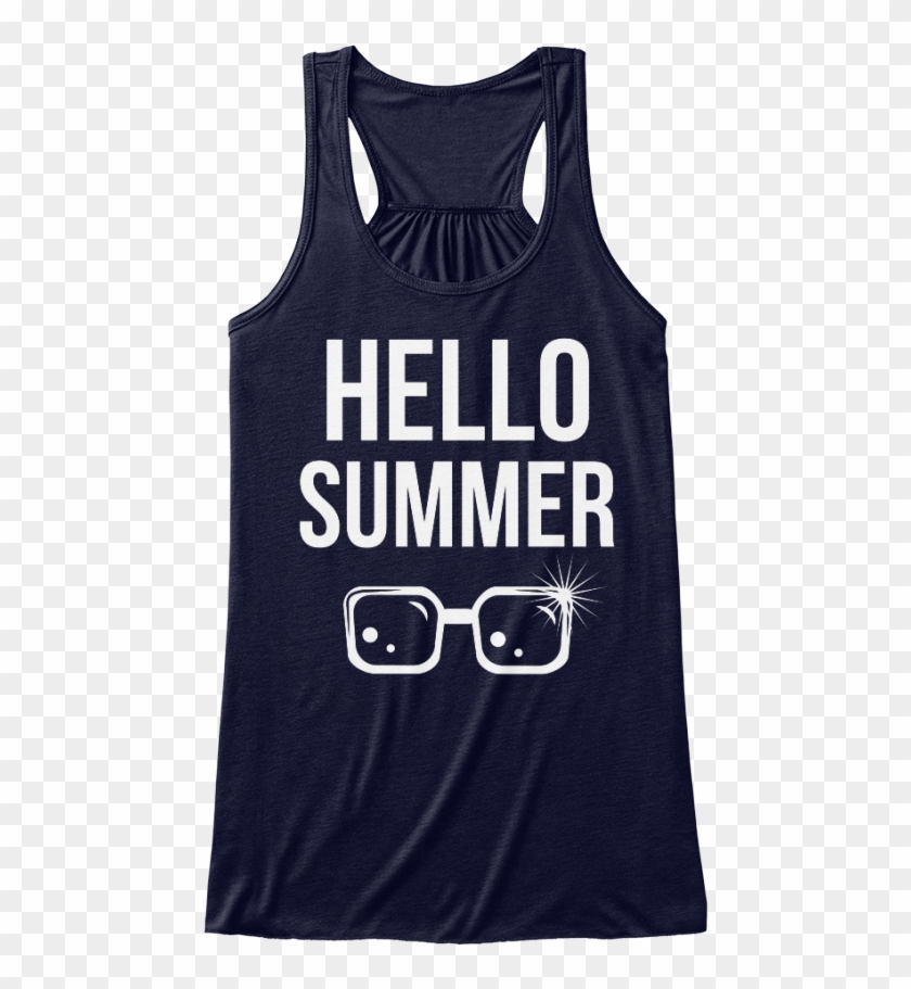 Hello Summer Tank Top - St Patrick's Day Funny Dirty Clipart