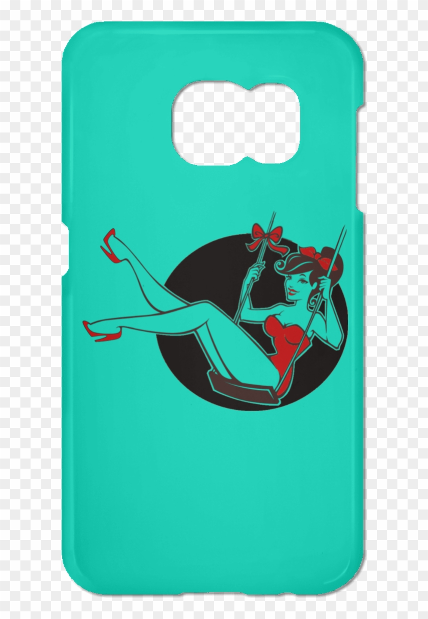 Hello Summer Pin Up Girl Samsung Galaxy S7 Phone Case - Mobile Phone Case Clipart #3880978