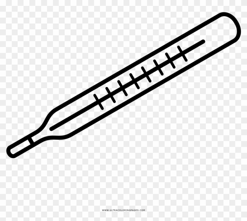 Thermometer Coloring Page - Parallel Clipart