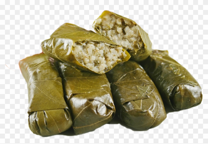 Grape Leaves Stuffed With Rice, Onions, And Tomatoes, - Greek Dolmades Clipart