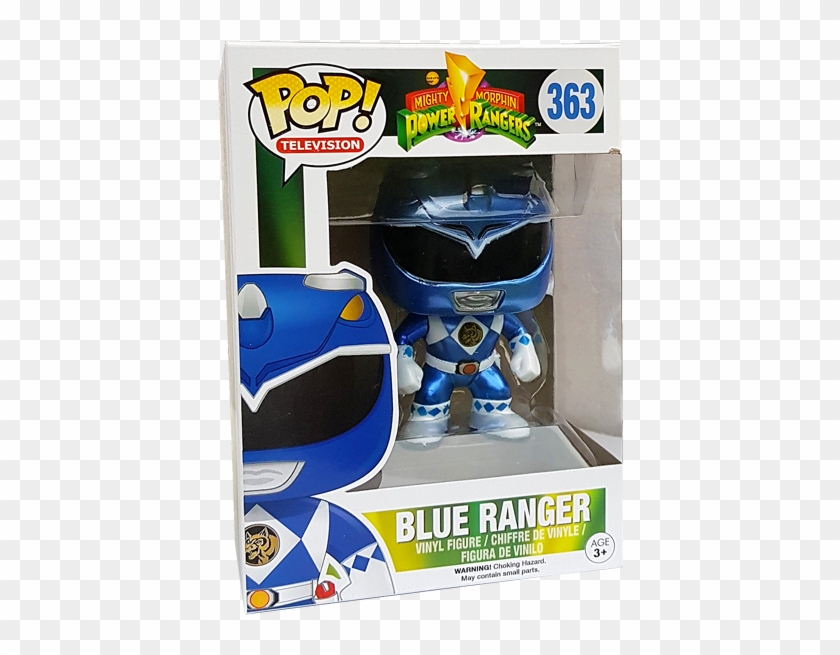 Blue Ranger Us Exclusive Pop Vinyl Figure - Funko Pop Mighty Morphin Power Rangers Blue Ranger Clipart #3881872