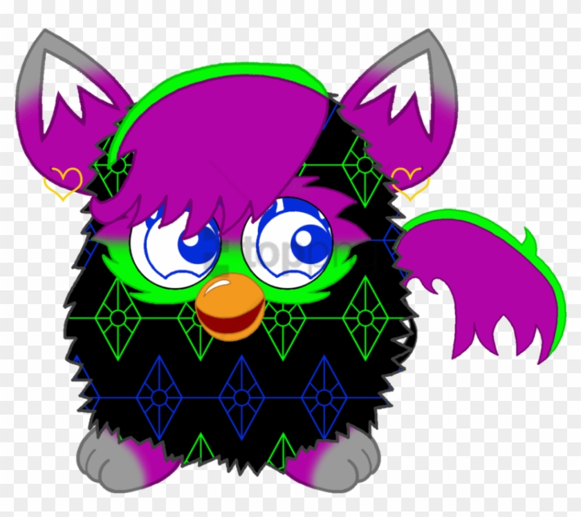 Free Png Neon Glitter Moziru Gif Png Image With Transparent - Furby Cartoon Clipart #3881938