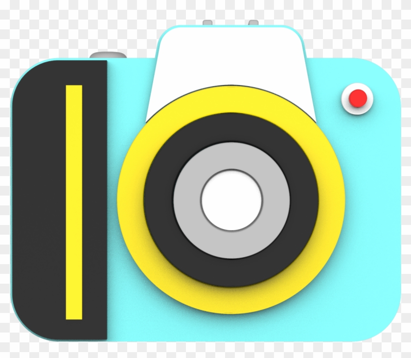 Custom Shape Portable Mini Wireless Speaker Camera - Circle Clipart