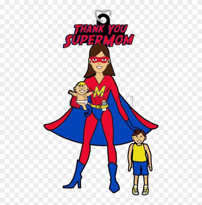 Free Png Super Mom 5k - Super Mom Mother Day Png Clipart #3882654