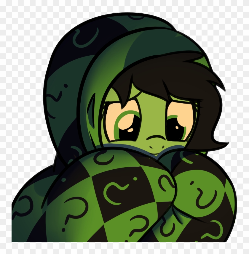 Neuro, Bag, Blanket, Female, Filly, Hiding, Oc, Oc - Cartoon Clipart