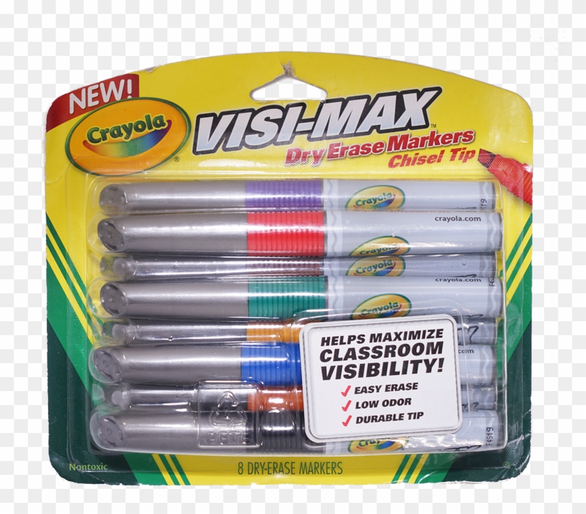 Crayola Visi-mix Dry Erase Markers - Multipurpose Battery Clipart #3882944