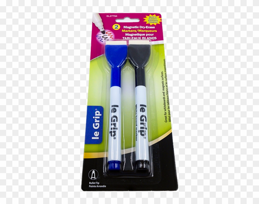 Le Grip Magnetic Dry Erase Markers - Brush Clipart #3883109