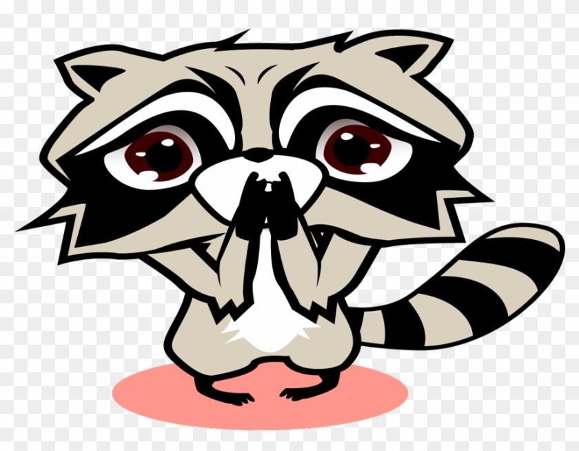 Robert The Raccoon - Cartoon Clipart