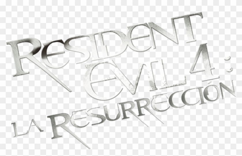 Resident Evil - Calligraphy Clipart #3883429