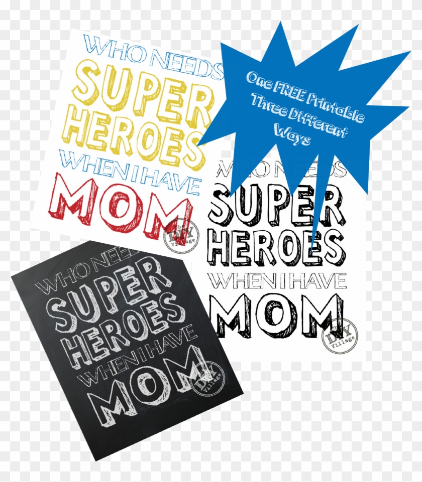 Free Mothers Clipart Superhero - S More - Png Download #3883576